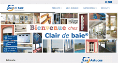 Desktop Screenshot of clairdebaie.fr